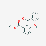 Structure of ethyl 2-(2-hydroxybenzoyl)benzoate
