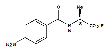 Structure of 4-aminobenzoyl-alanine