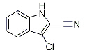 Structure of 3-Chloro-1H-indole-2-carbonitrile
