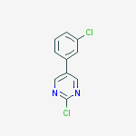 Pyrimidine, 2-chloro-5-(3-chlorophenyl)-结构式