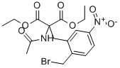 Structure of DIETHYL 2-(ACETAMIDO)-2-(2-(BROMOMETHYL)-5-NITROBENZYL)MALONATE