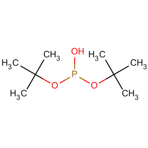 Structure of Phosphorous acid, bis(1,1-dimethylethyl) ester