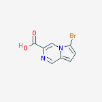 Structure of 6-Bromo-pyrrolo[1,2-a]pyrazine-3-carboxylic acid