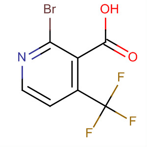 2-溴-4-(三氟甲基)烟酸结构式