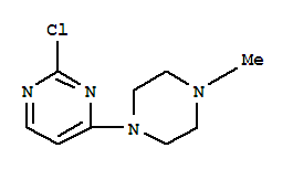 Structure of 2-Chloro-4-(4-methylpiperazin-1-yl)pyrimidine