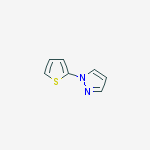Structure of 1H-Pyrazole, 1-(2-thienyl)-