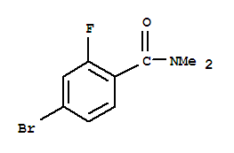 Structure of 4-Bromo-2-fluoro-N,N-dimethylbenzamide