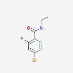 Structure of 4-bromo-N-ethyl-2-fluorobenzamide