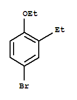 Structure of BENZENE, 4-BROMO-1-ETHOXY-2-ETHYL-