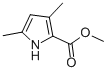Structure of 1H-PYRROLE-2-CARBOXYLIC ACID,3,5-DIMETHYL-,METHYL ESTER