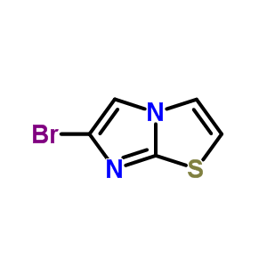 6-bromoimidazo[2,1-b][1,3]thiazole结构式