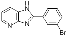 Chemical structure of 2-(3-Bromophenyl)-1H-imidazo(4,5-b)pyridine