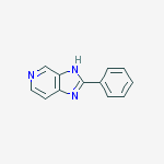Structure of 2-phenyl-3H-imidazo[4,5-c]pyridine