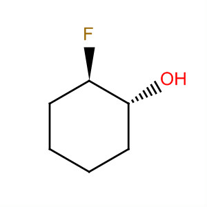 Structure of Cyclohexanol, 2-fluoro-, (1R,2R)-