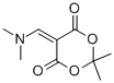 Chemical structure of 5-(DIMETHYLAMINOMETHYLENE)-2,2-DIMETHYL-1,3-DIOXANE-4,6-DIONE