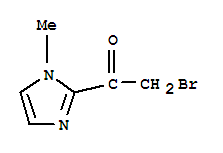 Structure of 2-bromo-1-(1-methyl-1H-imidazol-2-yl)ethanone