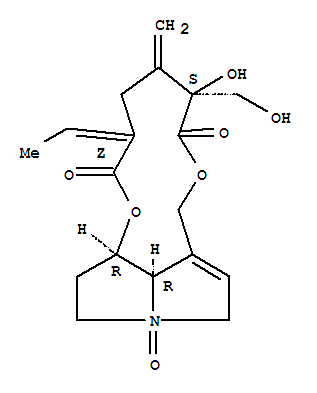 Structure of riddelline N-oxide