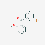 Structure of 3-BROMO-2-METHOXYBENZOPHENONE