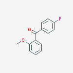 Structure of 4-FLUORO-2-METHOXYBENZOPHENONE