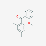 2,4-DIMETHYL-2-METHOXYBENZOPHENONE结构式