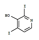 2,4-Diiodo-3-hydroxypyridine结构式