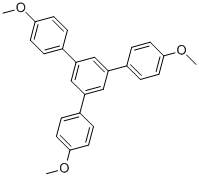 Chemical structure of 1,3,5-Tris(4-methoxyphenyl)benzene