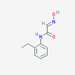 Structure of N-(2-ethylphenyl)-2-(hydroxyimino)acetamide