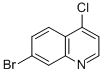 Structure of 7-BROMO-4-CHLOROQUINOLINE