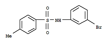 benzenesulfonamide, N-(3-bromophenyl)-4-methyl-结构式