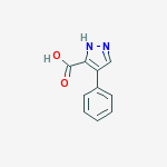 Structure of 4-phenyl-1H-pyrazole-5-carboxylic acid