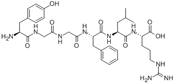 Structure of TYR-GLY-GLY-PHE-LEU-ARG