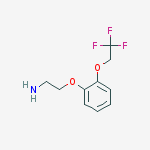 Structure of 2-[2-(2,2,2-Trifluoroethoxy)phenoxy]ethanamine