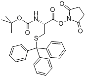 Structure of BOC-S-TRITYL-L-CYSTEINE N-HYDROXYSUCCINIMIDE ESTER