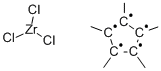 Structure of Pentamethylcyclopentadienyl zirconium trichloride