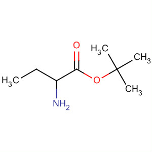 Structure of Butanoic acid, 2-amino-, 1,1-dimethylethyl ester, (2S)-