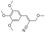 Structure of 3,4,5-TRIMETHOXY-2-(METHOXYMETHYL)CINNAMONITRILE
