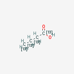Butyric acid-13C4结构式
