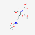 Structure of N2,N2-Bis(carboxymethyl) N6-Boc-