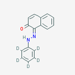 Structure of 1-PHENYL-D5-AZO-2-NAPHTHOL