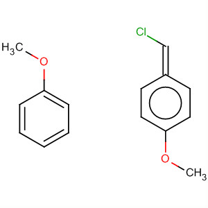 Structure of Benzene, 1,1'-(chloromethylene)bis[4-methoxy-