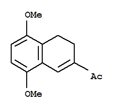 Structure of 2-Acetyl-3,4-dihydro-5,8-dimethoxynaphthalene