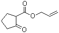 2-氧代环戊羧酸烯丙酯结构式
