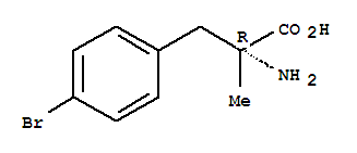 Chemical structure of H-alpha-Me-D-Phe(4-Br)-OH
