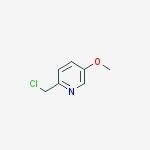 Structure of 2-(Chloromethyl)-5-methoxy pyridine