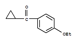 Structure of CYCLOPROPYL 4-ETHOXYPHENYL KETONE  98