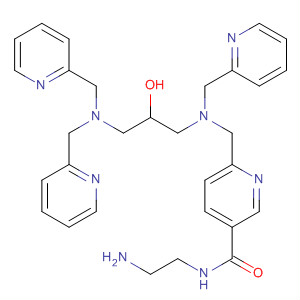 Structure of 3-Pyridinecarboxamide,N-(2-aminoethyl)-6-[[[3-[bis(2-pyridinylmethyl)amino]-2-hydroxypropyl](2-pyridinylmethyl)amino]methyl]-