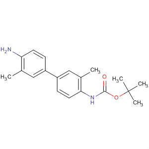 Structure of Carbamic acid, (4'-amino-3,3'-dimethyl[1,1'-biphenyl]-4-yl)-,1,1-dimethylethyl ester