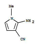 Structure of 2-AMINO-1-METHYL-1H-PYRROLE-3-CARBONITRILE