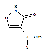 3-羟基-异恶唑-4-羧酸乙酯结构式