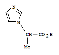 Structure of 1H-Imidazole-1-aceticacid, α-methyl-
